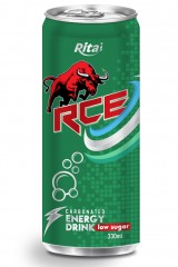330ml Carbonated energy drink RCE low sugar